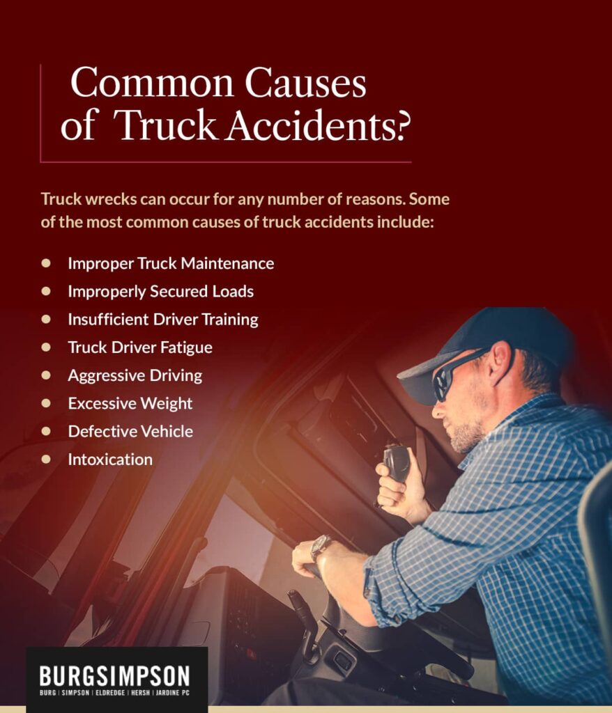 causes of trucking accidents list | Burg Simpson