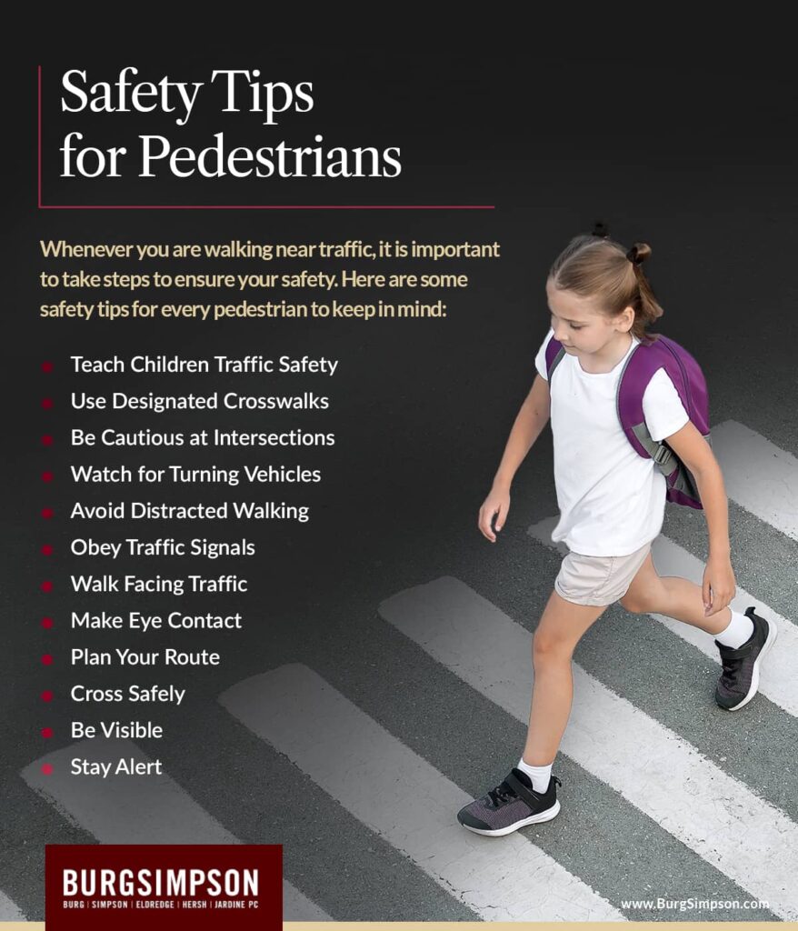 Safety tips for pedestrians | Burg Simpson