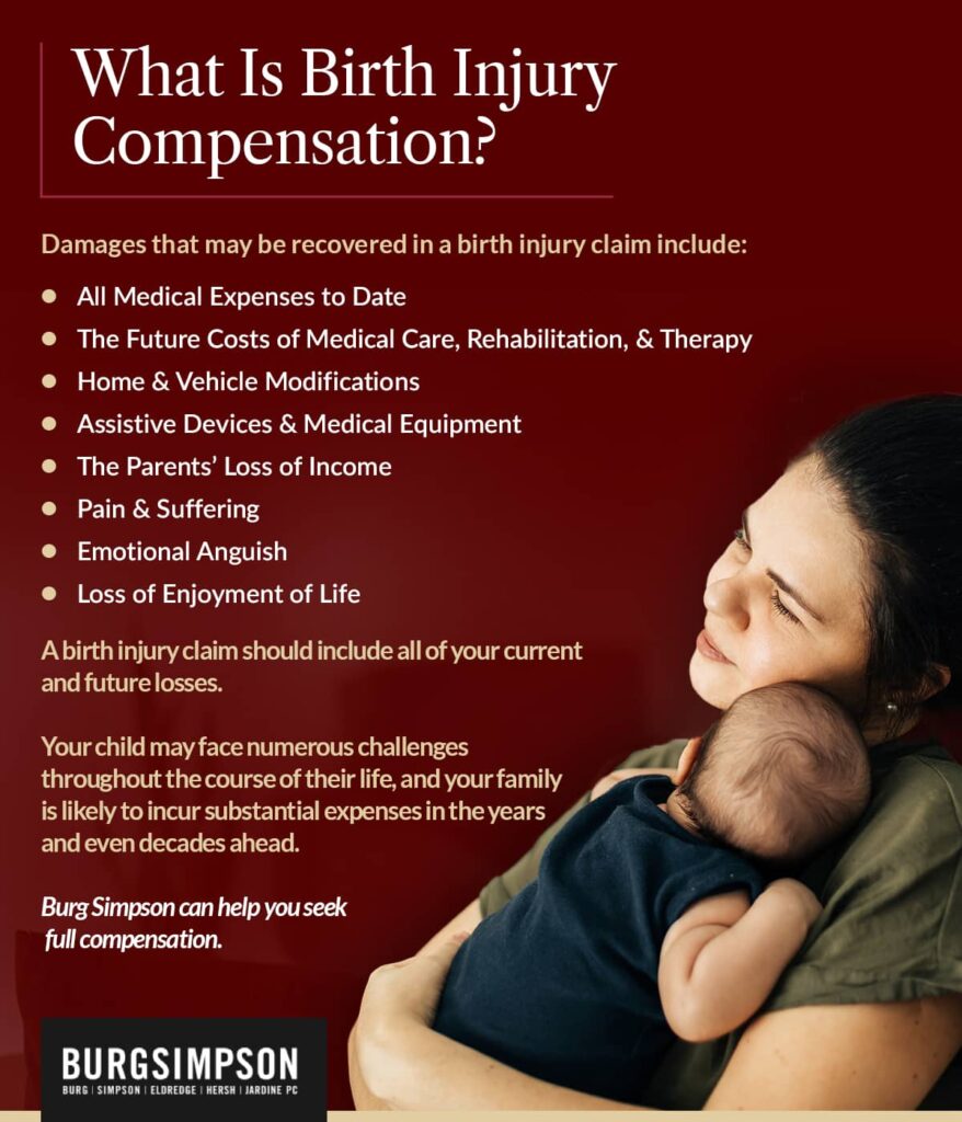 What is birth injury compensation? | Burg Simpson