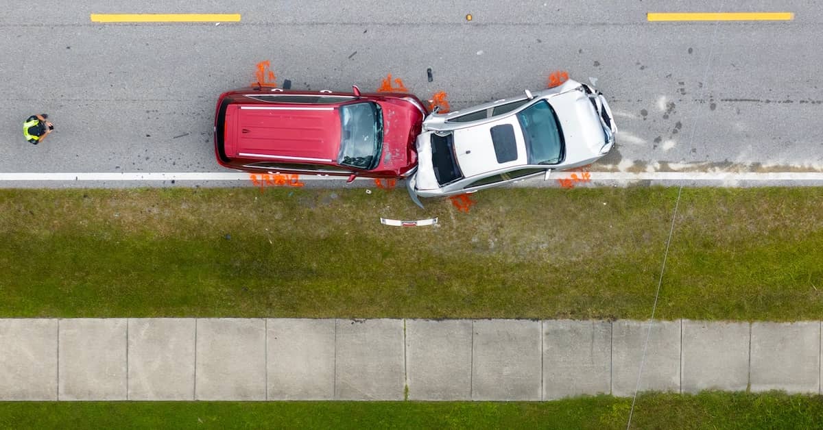 Two vehicles involved in a serious rear-end car crash | Burg Simpson